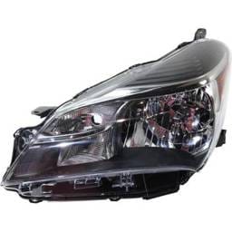 Headlight Compatible With 2015-2017 Toyota Yaris 1.5L I4 Left Driver Side Halogen Repty100120q 106Hp