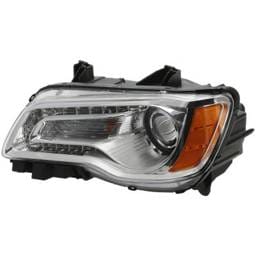 Headlight Compatible With 2011-2014 Chrysler 300 3.6L 5.7L V6 Left Driver Side Halogen Repc100312