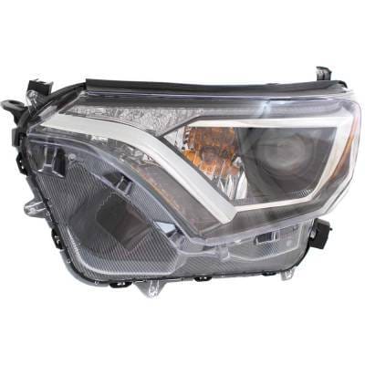 Headlight Compatible With 2016-2018 Toyota Rav4 2.5L I4 Left Driver Side Halogen Rt10010004q 176Hp thumbnail 3