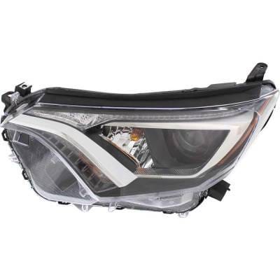 Headlight Compatible With 2016-2018 Toyota Rav4 2.5L I4 Left Driver Side Halogen Rt10010004q 176Hp thumbnail 7