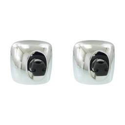 New Chrome Door Mirror Pair Fits Freightliner Heavy Duty Truck M2 100 2004-2016
