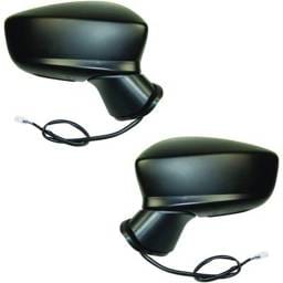 New Left Driver & Right Passenger Side Door Mirror Compatible With 2014-2016 Mazda 3 Power