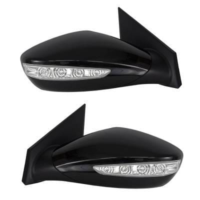 New Door Mirrors Pair Fits Hyundai Sonata Limited 2011-14 876203Q110 876103Q110 thumbnail 3