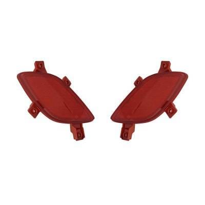 New Pair Of Reflector Lights Compatible With Hyundai Elantra Gt 13-14 92406-A5100 92405A5100 thumbnail 2