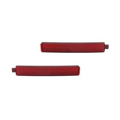 New Pair Of Reflector Lights Compatible With Pontiac Torrent 2006-2009 25805313 Gm2830101 thumbnail 2