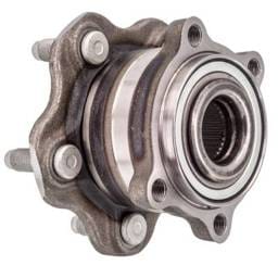 Front Hub Bearing Assembly Compatible With 2015-2021 Nissan Gt-R 5-Lug Without Abs 512565 Bolt-On