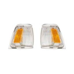 New Pair Of Side Marker Lights Compatible With Toyota Pickup 1992-95 To2520127 81610-35100