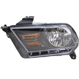 Headlight Compatible With 2010-2014 Ford Mustang 3.7L 4.0L V6 Duratec Left Driver Side Halogen