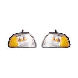 New Pair Of Turn Signal Lights Compatible With Subaru Legacy 1997-1999 84101Ac040 Su2531103
