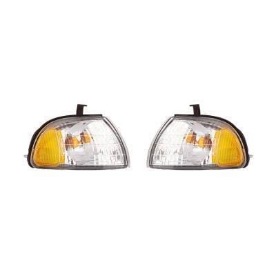 New Pair Of Turn Signal Lights Compatible With Subaru Legacy 1997-1999 84101Ac040 Su2531103 thumbnail 2