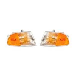 New Pair Of Turn Signal Lights Compatible With Honda Civic 1993-95 Ho2530115 33300-Sr3-A02