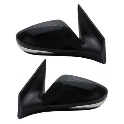 New Door Mirrors Pair Fits Hyundai Accent Gl Gls 2012-2017 Hy1320183 876201R230 thumbnail 3