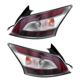 New Led Tail Lights Compatible With Nissan Maxima S Sedan 2013 2014 By Part Number 26550-9Da0b
