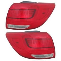 New Halogen Outer Pair Tail Lights Compatible With Kia Sportage Ex Sport Utility 3.3L 2014 2015 2016