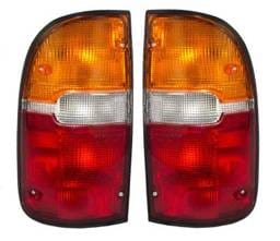New Left And Right Tail Light Pair Compatible With Toyota Tacoma 95-00 To2801116 81550-04030