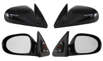 New Door Mirror Pair Compatible With Nissan 98-99 Altima Power W/O Heat Ni1320124 955-433 Ni1321124