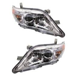 Halogen Headlight Assembly Left Driver Side And Right Passenger Side Compatible With 2010-2011