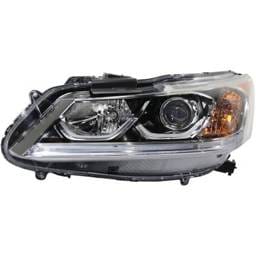 Headlight Compatible With 2017 Honda Accord 2.4L 3.5L I4 K24w J35y Lfa Left Driver Side Halogen