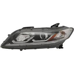Headlight Compatible With 2016-2017 Honda Accord 2.4L 3.5L I4 K24w J35y Lfa Left Driver Side Halogen