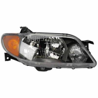 Headlight Compatible With 2001-2003 Mazda Protege 1.6L 2.0L I4 Zm-De Fs-De Fs-Det Right Passenger