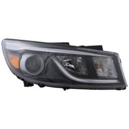 Headlight Compatible With 2015-2018 Kia Sedona 3.3L V6 Right Passenger Side Halogen Repk100195q