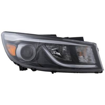 Headlight Compatible With 2015-2018 Kia Sedona 3.3L V6 Right Passenger Side Halogen Repk100195q