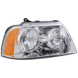 Headlight Compatible With 2003-2006 Lincoln Navigator Right Passenger Side Halogen Repl100115