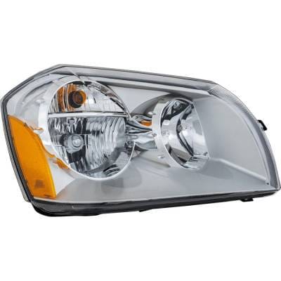 Headlight Compatible With 2005-2007 Dodge Magnum Right Passenger Side Halogen D100135