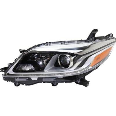 Headlight Compatible With 2015-2020 Toyota Sienna 2.7L 3.5L I4 Left Driver Side Halogen Repty100134q