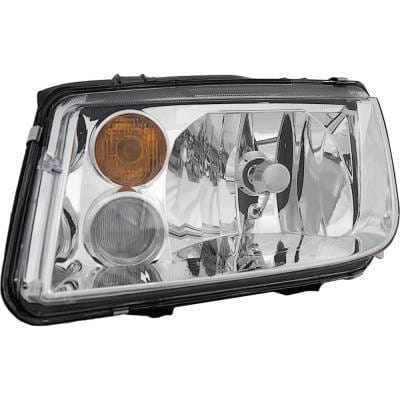 Headlight Compatible With 2002-2005 Volkswagen Jetta Left Driver Side Halogen Repv100104 thumbnail 5