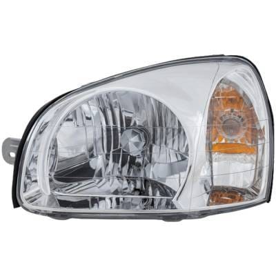 Headlight Compatible With 2001-2003 Hyundai Santa Fe 2.4L 2.7L I4 Left Driver Side Halogen H100108 thumbnail 3