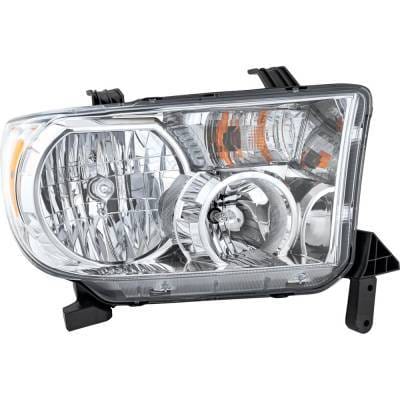 Headlight Compatible With 2009-2013 Toyota Tundra 4.0L 4.6L V6 Right Passenger Side Halogen thumbnail 3