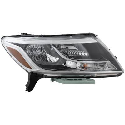 Headlight Compatible With 2013-2016 Nissan Pathfinder 3.5L 2.5L V6 Vq35de Qr25der Right Passenger thumbnail 3