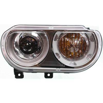Headlight Compatible With 2008-2014 Dodge Challenger 3.6L 5.7L V6 Right Passenger Side Xenon