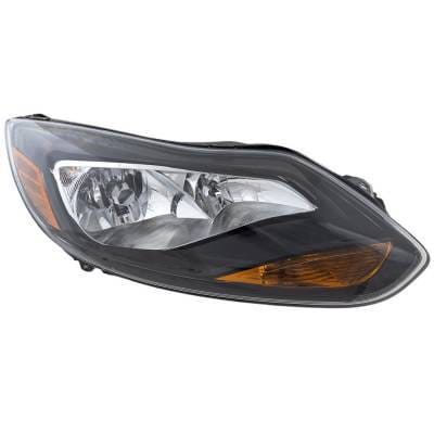 Headlight Compatible With 2012-2014 Ford Focus 2.0L 1.0L I4 Ti-Vct Ecoboost Right Passenger Side