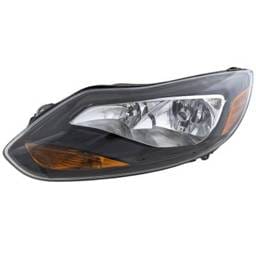 Headlight Compatible With 2012-2014 Ford Focus 2.0L 1.0L I4 Ti-Vct Ecoboost Left Driver Side Halogen