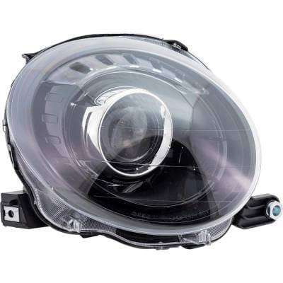 Headlight Compatible With 2012-2019 Fiat 500 1.4L I4 Right Passenger Side Halogen Repf103601q 160Hp