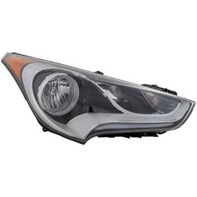 Headlight Compatible With 2012-2017 Hyundai Veloster 1.6L I4 Gamma Right Passenger Side Halogen thumbnail 3