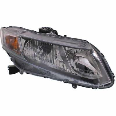 Headlight Compatible With 2013-2015 Honda Civic 1.8L 2.4L I4 R18z1 K24z7 Right Passenger Side thumbnail 3