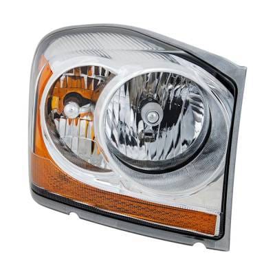 Headlight Compatible With 2006 Dodge Durango 3.7L 4.7L V6 Powertech Right Passenger Side Halogen thumbnail 5