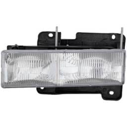 Headlight Compatible With 1988-1992 Chevrolet C1500 C2500 Left Driver Side Replaces 15034929