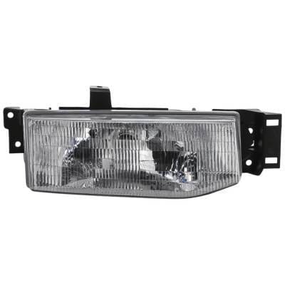 Headlight Compatible With 1991-1996 Ford Escort Right Passenger Side Replaces F1cz13008a 20-1750-00