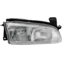 Headlight Compatible With 1993-1997 Geo Prizm 1.6L 1.8L I4 Right Passenger Side 115Hp Replaces