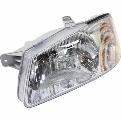 Headlight Compatible With 2000-2002 Hyundai Accent Left Driver Side Replaces 9210125050 20-6046-00 thumbnail 3