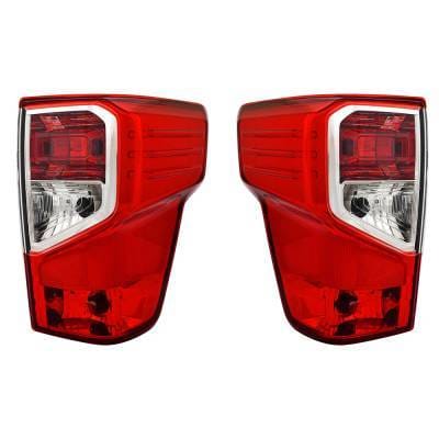 New Halogen Tail Lights Compatible With Nissan Titan Crew Cab 2017 2018 2019 2020 2021 By Part