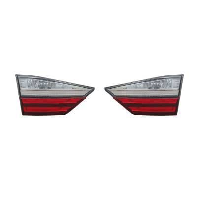 New Inner Tail Light Pair Compatible With Lexus Es350 3.5L 2016 81581-33300 8159133300 8158133300