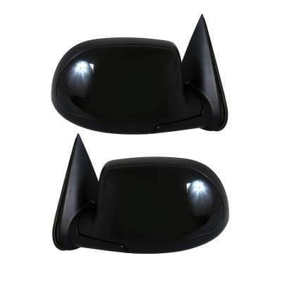 New Door Mirrors Pair Fits Gmc Yukon 01-02 Gm1321252 88986367 88986366 Gm1320252 thumbnail 3