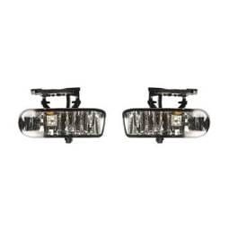 New Fog Light Pair Compatible With Gmc Sierra 1500 1999-2002 10385055 10385054 Gm2593110 Gm2592110
