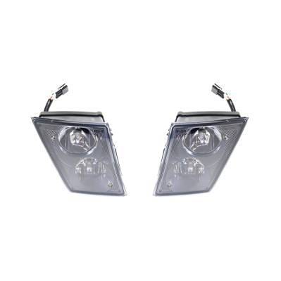 New Fog Light Pair Fits Volvo Vnl Base Straight Truck 2012-16 With Drl 82793458