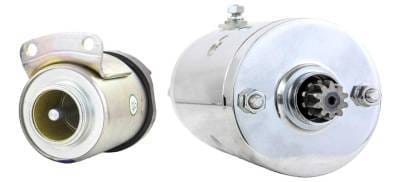 Chrome Starter And Solenoid Compatible With Harley Touring Compatible With Electra Glide Classic thumbnail 2